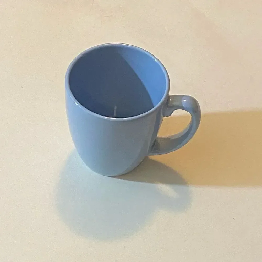 10X)50 Corelle Sky Blue Stoneware Cup